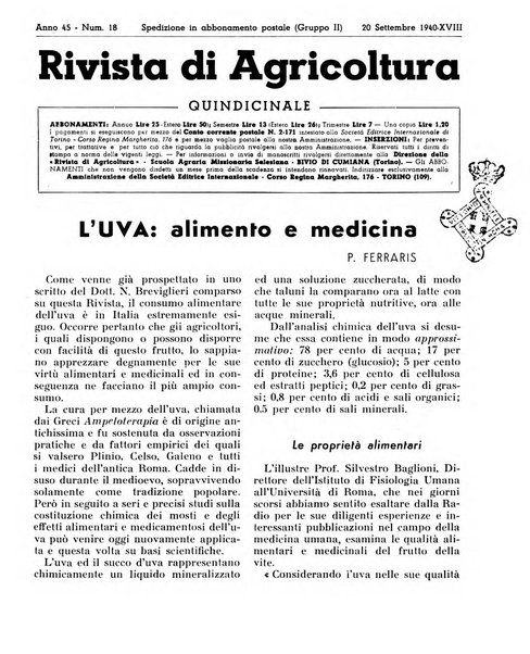 Rivista di agricoltura