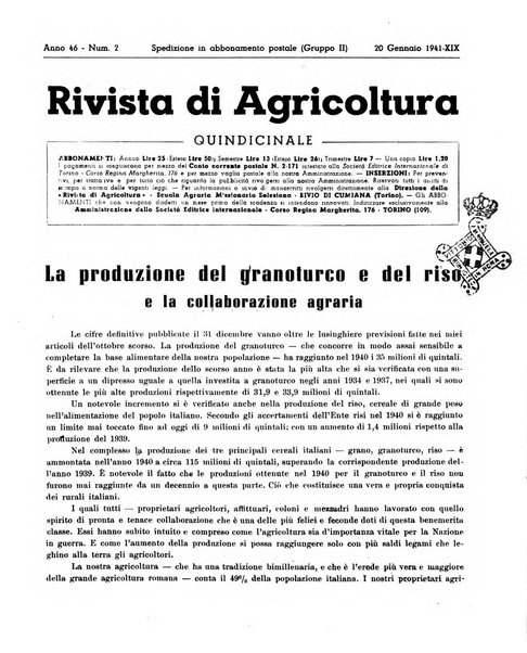 Rivista di agricoltura