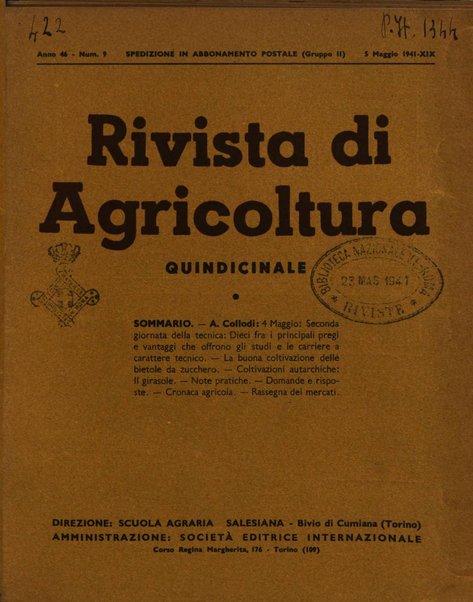 Rivista di agricoltura