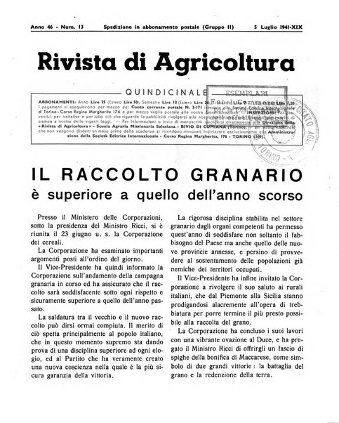 Rivista di agricoltura