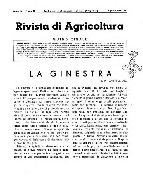 Rivista di agricoltura