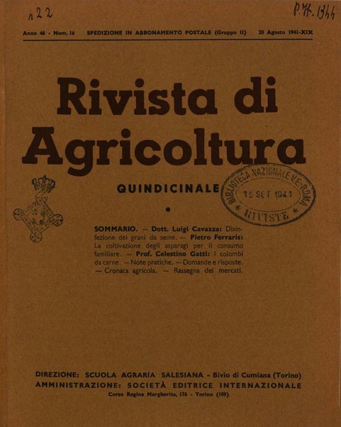 Rivista di agricoltura