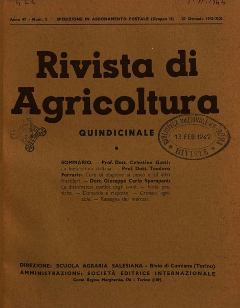 Rivista di agricoltura