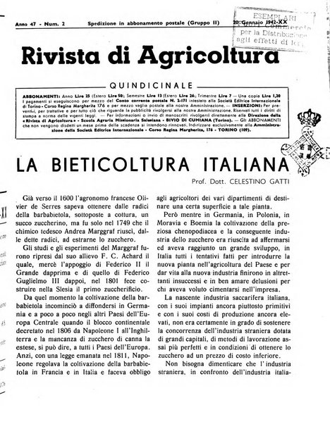 Rivista di agricoltura