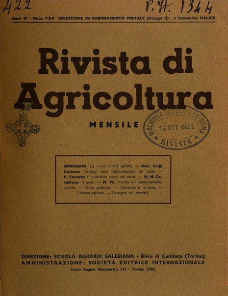 Rivista di agricoltura