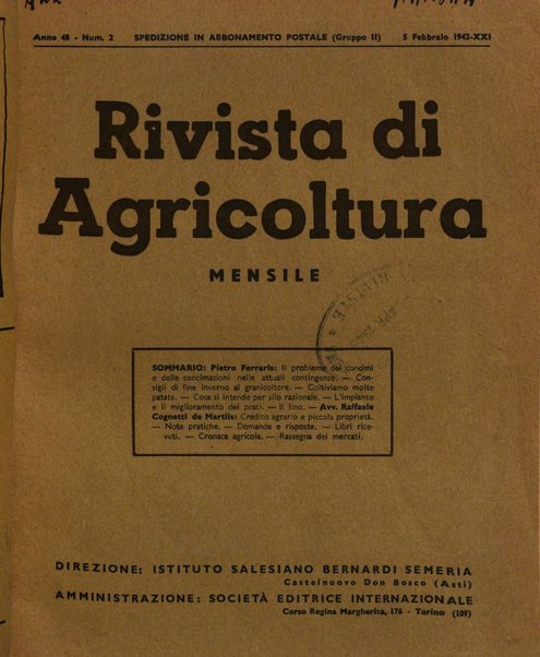 Rivista di agricoltura