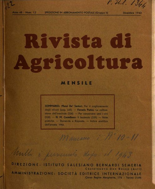 Rivista di agricoltura