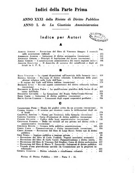 Rivista di diritto pubblico. La giustizia amministrativa raccolta di giurisprudenza amministrativa esposta sistematicamente