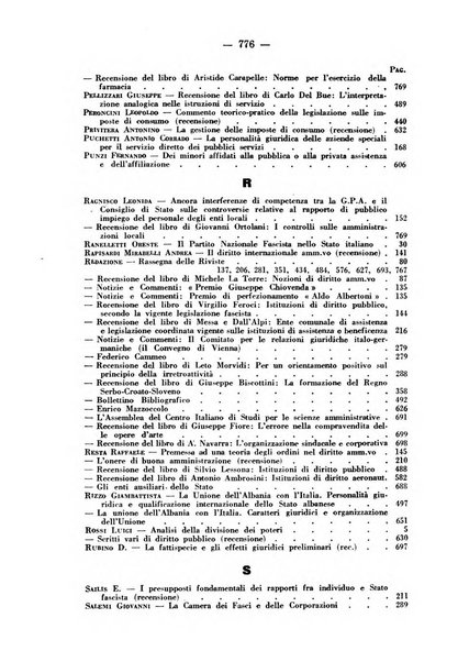 Rivista di diritto pubblico. La giustizia amministrativa raccolta di giurisprudenza amministrativa esposta sistematicamente