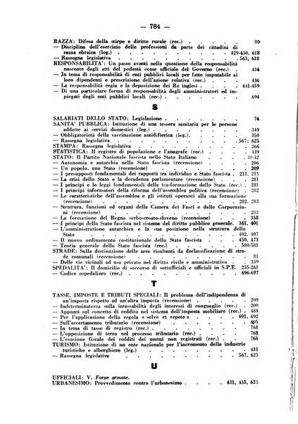 Rivista di diritto pubblico. La giustizia amministrativa raccolta di giurisprudenza amministrativa esposta sistematicamente