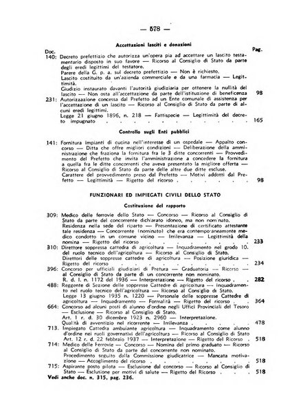 Rivista di diritto pubblico. La giustizia amministrativa raccolta di giurisprudenza amministrativa esposta sistematicamente