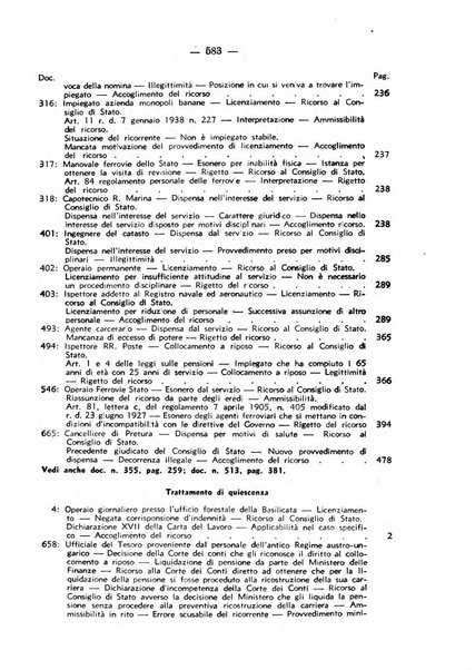 Rivista di diritto pubblico. La giustizia amministrativa raccolta di giurisprudenza amministrativa esposta sistematicamente