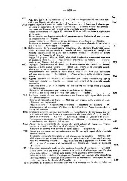 Rivista di diritto pubblico. La giustizia amministrativa raccolta di giurisprudenza amministrativa esposta sistematicamente