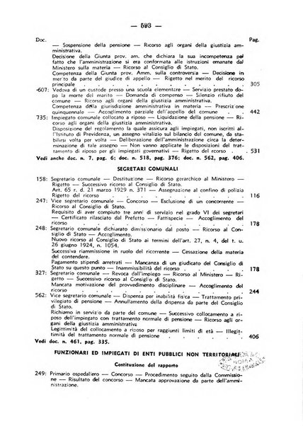 Rivista di diritto pubblico. La giustizia amministrativa raccolta di giurisprudenza amministrativa esposta sistematicamente