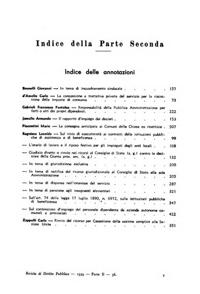 Rivista di diritto pubblico. La giustizia amministrativa raccolta di giurisprudenza amministrativa esposta sistematicamente