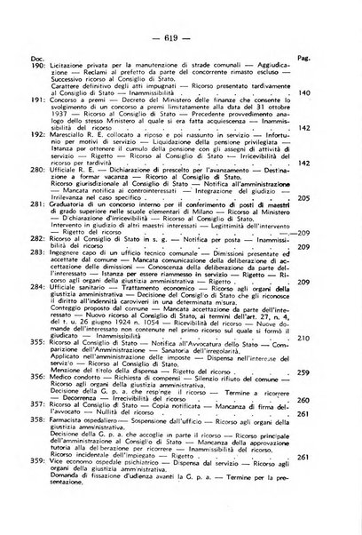 Rivista di diritto pubblico. La giustizia amministrativa raccolta di giurisprudenza amministrativa esposta sistematicamente