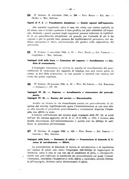 Rivista di diritto pubblico. La giustizia amministrativa raccolta di giurisprudenza amministrativa esposta sistematicamente