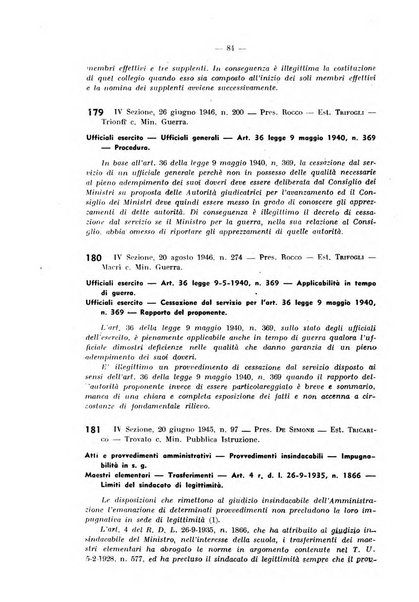 Rivista di diritto pubblico. La giustizia amministrativa raccolta di giurisprudenza amministrativa esposta sistematicamente