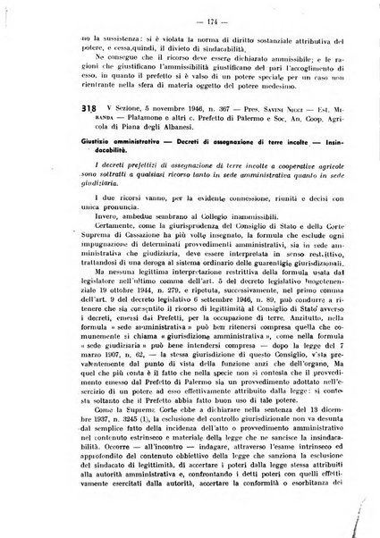 Rivista di diritto pubblico. La giustizia amministrativa raccolta di giurisprudenza amministrativa esposta sistematicamente