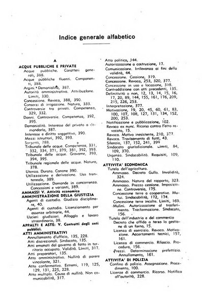 Rivista di diritto pubblico. La giustizia amministrativa raccolta di giurisprudenza amministrativa esposta sistematicamente