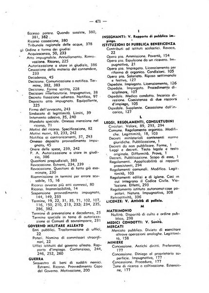 Rivista di diritto pubblico. La giustizia amministrativa raccolta di giurisprudenza amministrativa esposta sistematicamente