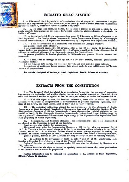 Legislazione internazionale leggi, decreti, progetti di legge