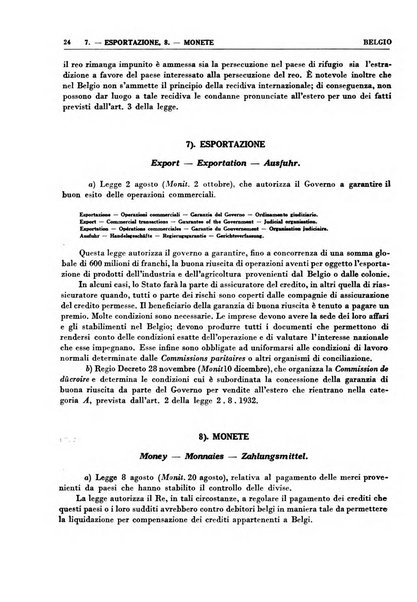 Legislazione internazionale leggi, decreti, progetti di legge