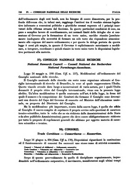 Legislazione internazionale leggi, decreti, progetti di legge