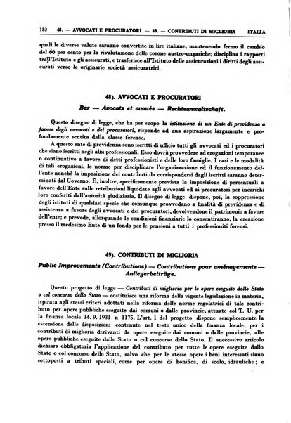 Legislazione internazionale leggi, decreti, progetti di legge