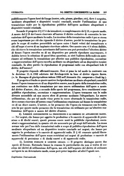 Legislazione internazionale leggi, decreti, progetti di legge