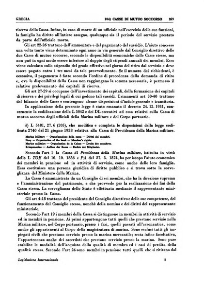 Legislazione internazionale leggi, decreti, progetti di legge