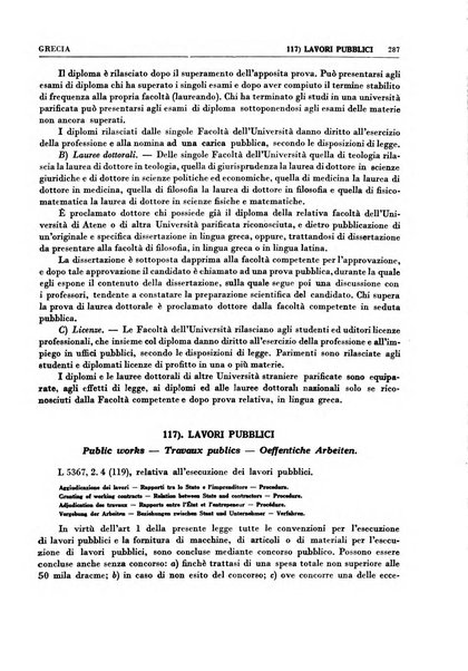 Legislazione internazionale leggi, decreti, progetti di legge