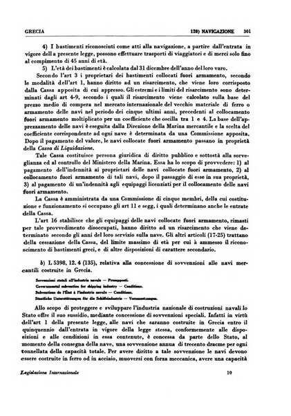 Legislazione internazionale leggi, decreti, progetti di legge