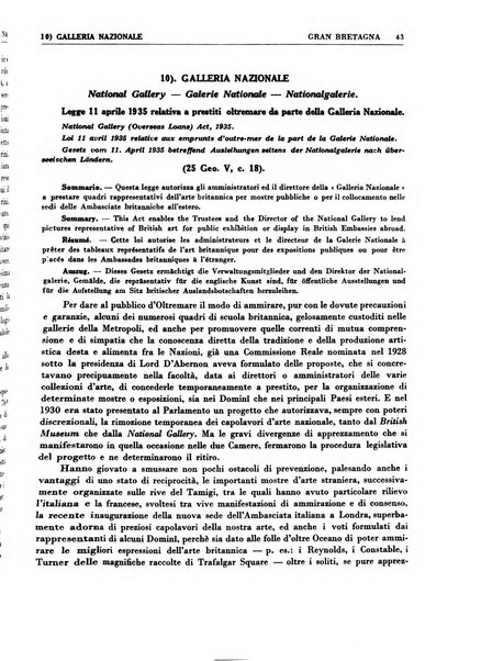 Legislazione internazionale leggi, decreti, progetti di legge