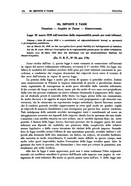 Legislazione internazionale leggi, decreti, progetti di legge