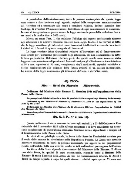 Legislazione internazionale leggi, decreti, progetti di legge