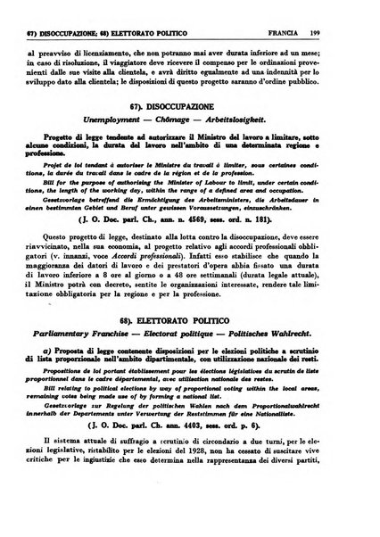 Legislazione internazionale leggi, decreti, progetti di legge