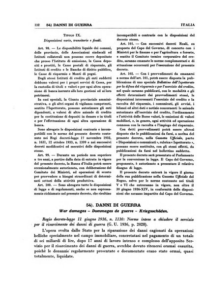 Legislazione internazionale leggi, decreti, progetti di legge