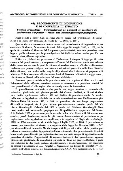 Legislazione internazionale leggi, decreti, progetti di legge