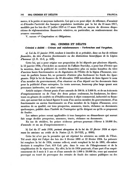 Legislazione internazionale leggi, decreti, progetti di legge