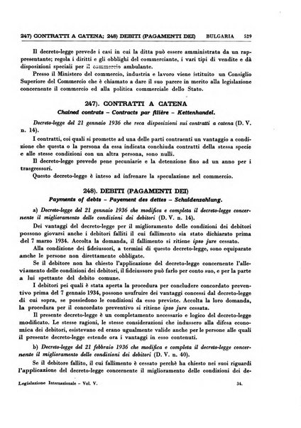 Legislazione internazionale leggi, decreti, progetti di legge