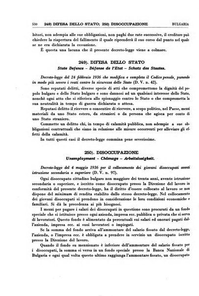 Legislazione internazionale leggi, decreti, progetti di legge