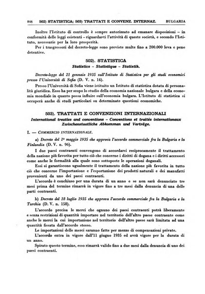 Legislazione internazionale leggi, decreti, progetti di legge