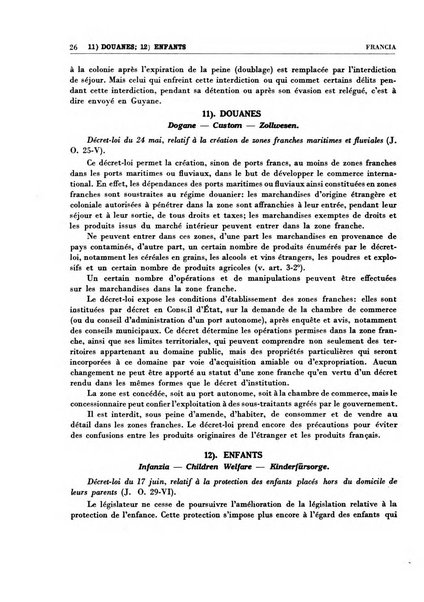 Legislazione internazionale leggi, decreti, progetti di legge