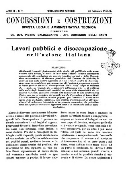 Concessioni e costruzioni rivista legale, amministrativa, tecnica