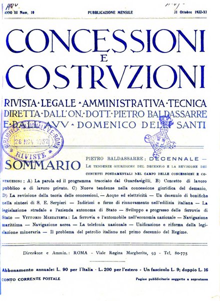 Concessioni e costruzioni rivista legale, amministrativa, tecnica