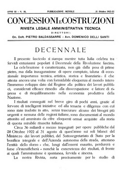 Concessioni e costruzioni rivista legale, amministrativa, tecnica