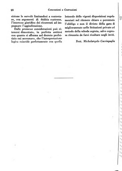 Concessioni e costruzioni rivista legale, amministrativa, tecnica