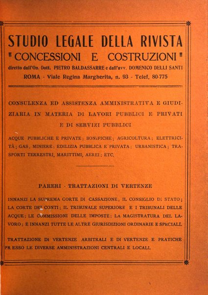 Concessioni e costruzioni rivista legale, amministrativa, tecnica