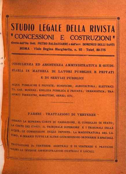 Concessioni e costruzioni rivista legale, amministrativa, tecnica